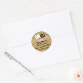 Sticker Rond chats cuisine faite maison chef collants (Enveloppe)