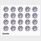 Sticker Rond chats déplaisants (Feuille)
