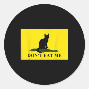 Sticker Rond Chats Ne Me Mangez Pas Pour Trump 2024