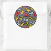 Sticker Rond Chats plus bananes (Sac)