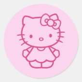 Sticker Rond Chatte (Devant)
