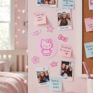 Sticker Rond Chatte