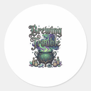 Sticker Rond Chaudière Dragon de l'Emmerdement Cristaux d'Alchi