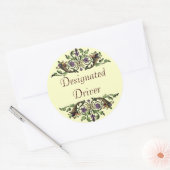 Sticker Rond Chauffeur désigné Sticke de sécurité Cornucopia de (Enveloppe)