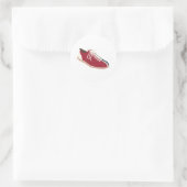 Sticker Rond Chaussure de Bowling (Sac)