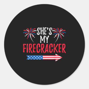 Sticker Rond Chaussure Mon Pirateur 4 juillet Coup Patriotique