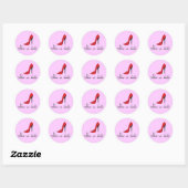 Sticker Rond Chaussure-un-holic (Feuille)