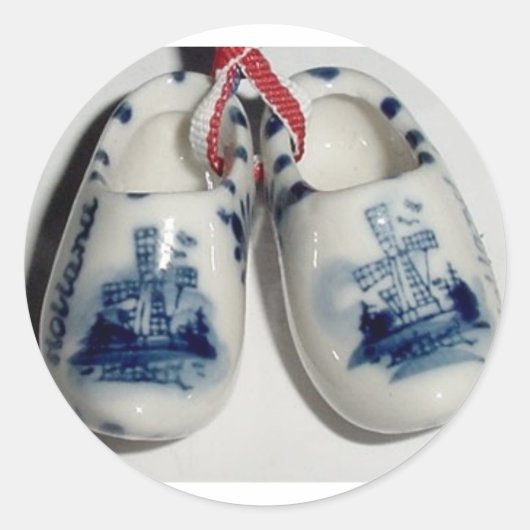 Sticker Rond chaussures holland (Devant)