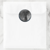 Sticker Rond Chauve-souris (Sac)