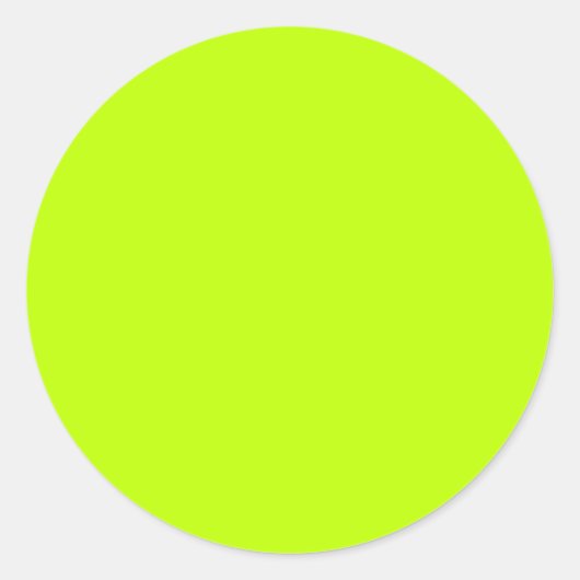 Sticker Rond Chaux amères (couleur solide) (Devant)