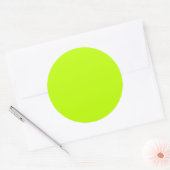 Sticker Rond Chaux amères (couleur solide) (Enveloppe)