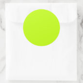 Sticker Rond Chaux amères (couleur solide) (Sac)