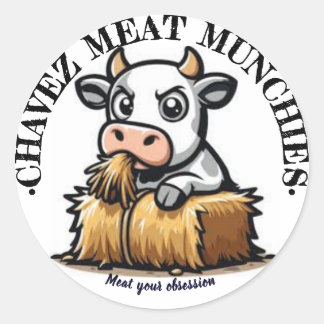 Sticker Rond Chávez Jerky