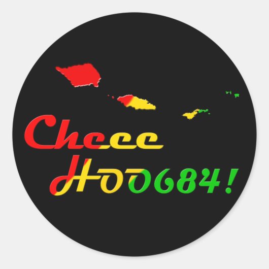 STICKER ROND CHEE HOO (Devant)