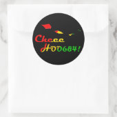 STICKER ROND CHEE HOO (Sac)