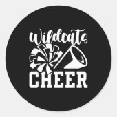 Sticker Rond Cheer Wilats Back To School Srit (Devant)