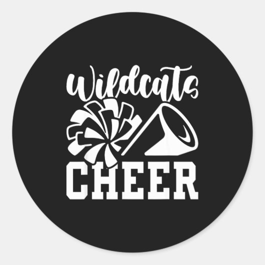 Sticker Rond Cheer Wilats Back To School Srit (Devant)