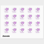 STICKER ROND CHEERLEADLEADING PASSION (Feuille)