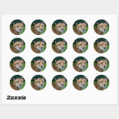 Sticker Rond Cheetah (Feuille)