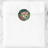 Sticker Rond Cheetah (Sac)