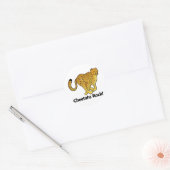 Sticker Rond Cheetahs Rock ! (Enveloppe)