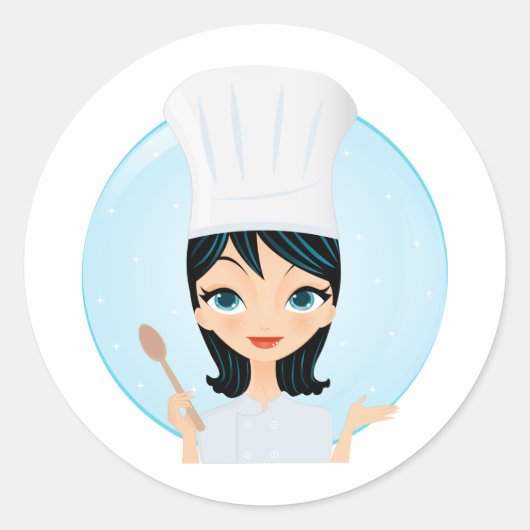 Sticker Rond Chef (Devant)