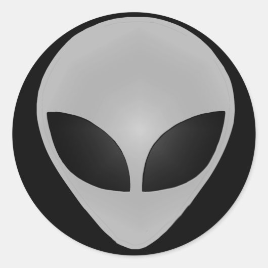 Sticker Rond Chef Alien (Devant)