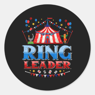 Sticker Rond Chef anneaux Costume Cirque Personnel Carnaval Hom