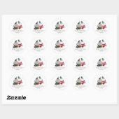 Sticker Rond Chef boulangerie Cupcake (Feuille)