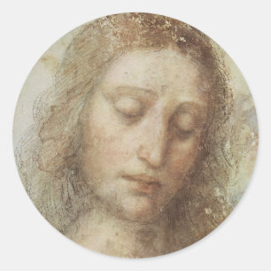 Sticker Rond Chef du Christ