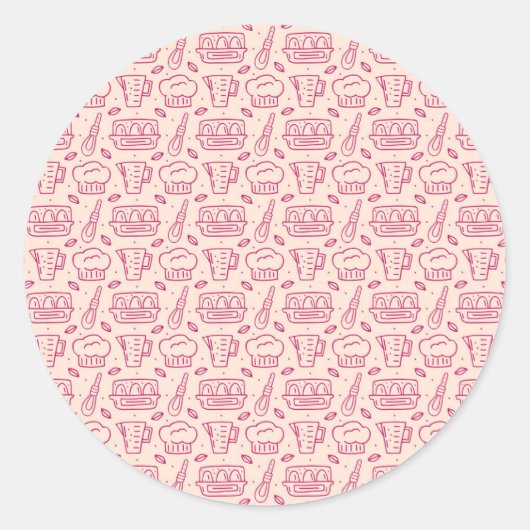Sticker Rond Chef du poison | My Kitchen Ce que Clean Last Week (Devant)