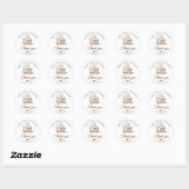 Sticker Rond Chef Kitten Bakery Thank you (Feuille)