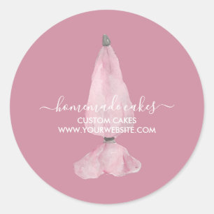 Sticker Rond Chef pâtissier Branding Boulangerie