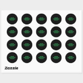 Sticker Rond Chef Shenanigans Shenanigans Superviseur Coordonna (Feuille)