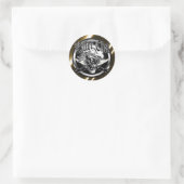 Sticker Rond Chef Skull 5 (Sac)