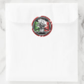 Sticker Rond Chef Skull 5 (Sac)
