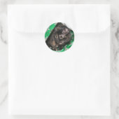 Sticker Rond Cheitté enveloppé cadeau (Sac)
