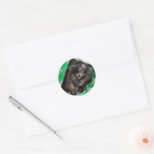Sticker Rond Cheitté enveloppé cadeau (Enveloppe)