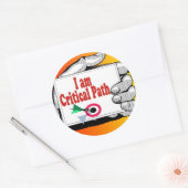 Sticker Rond Chemin critique (Enveloppe)
