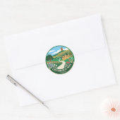 Sticker Rond Chemin des Cotswold Angleterre (Enveloppe)
