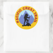 Sticker Rond Chemin Pacific Crest (Sac)