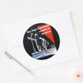 Sticker Rond Chemins de fer - Les roues les plus importantes en (Enveloppe)