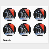 Sticker Rond Chemins de fer - Les roues les plus importantes en (Feuille)