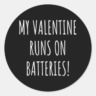 Sticker Rond Chemise de Jour Valentines - Valentines Coeur Fill