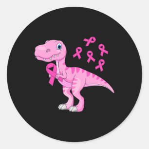 Sticker Rond Chemise de sensibilisation au cancer du sein Enfan