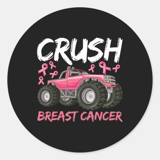 Sticker Rond chemise de sensibilisation au cancer du sein pour  (Devant)