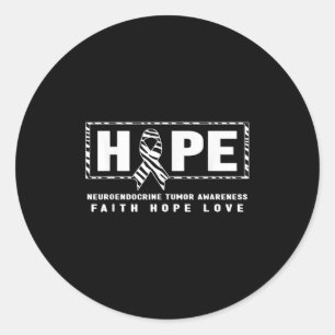 Sticker Rond Chemise Net Cancer - Hope Net Neuroendocrine Tumor