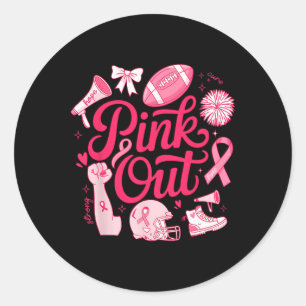 Sticker Rond Chemise Rose Out Hommes Garçon Enfants Football Ca