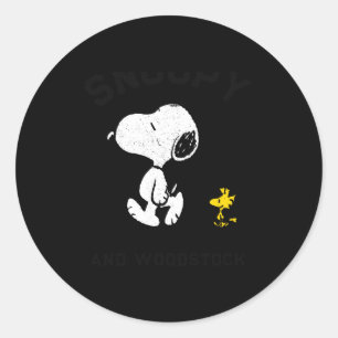 Sticker Rond Chemise T Peanuts Est 1950 Tout-Petit