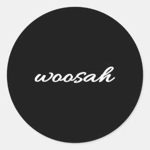 Sticker Rond Chemise Woosah Calm Yoga Exhale _3